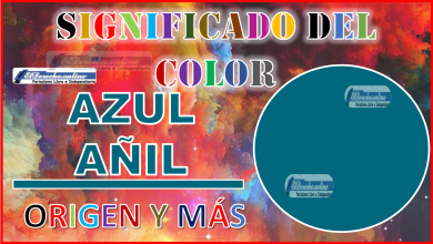 El color azul añil, significado, origen y más