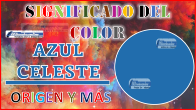 El color Azul Celeste, significado, origen y más