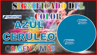 El color Azul Cerúleo, significado, origen y más