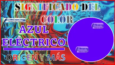 El color Azul Eléctrico, significado, origen y más