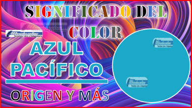 El color Azul Pacífico, significado, origen y más