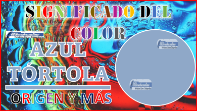 El color Azul tórtola, significado, origen y más