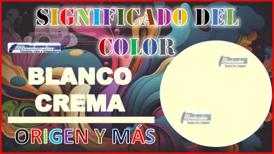 El color blanco crema, significado, origen y más