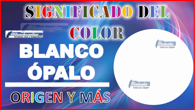 El color Blanco ópalo, significado, origen y más