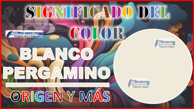 El color Blanco pergamino, significado, origen y más