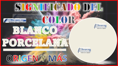 El color Blanco Porcelana, significado, origen y más