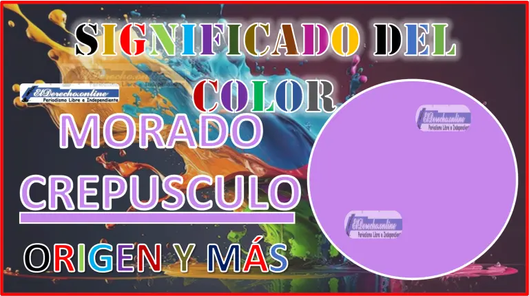 El Color Morado Crepúsculo, Significado, Origen Y Más 🥇 El Derecho ...