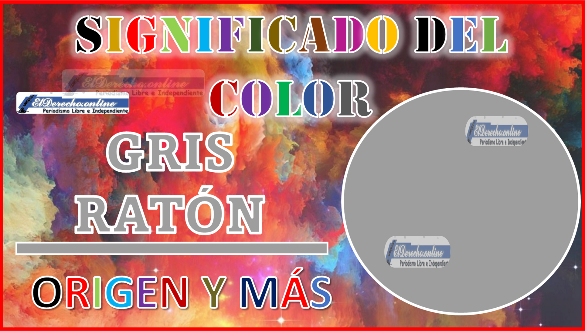 El color Gris Ratón, significado, origen y más