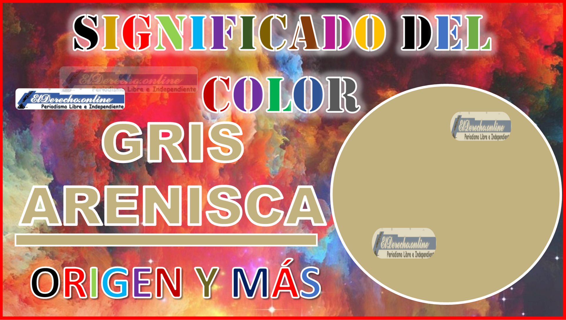El color Gris Arenisca, significado, origen y más