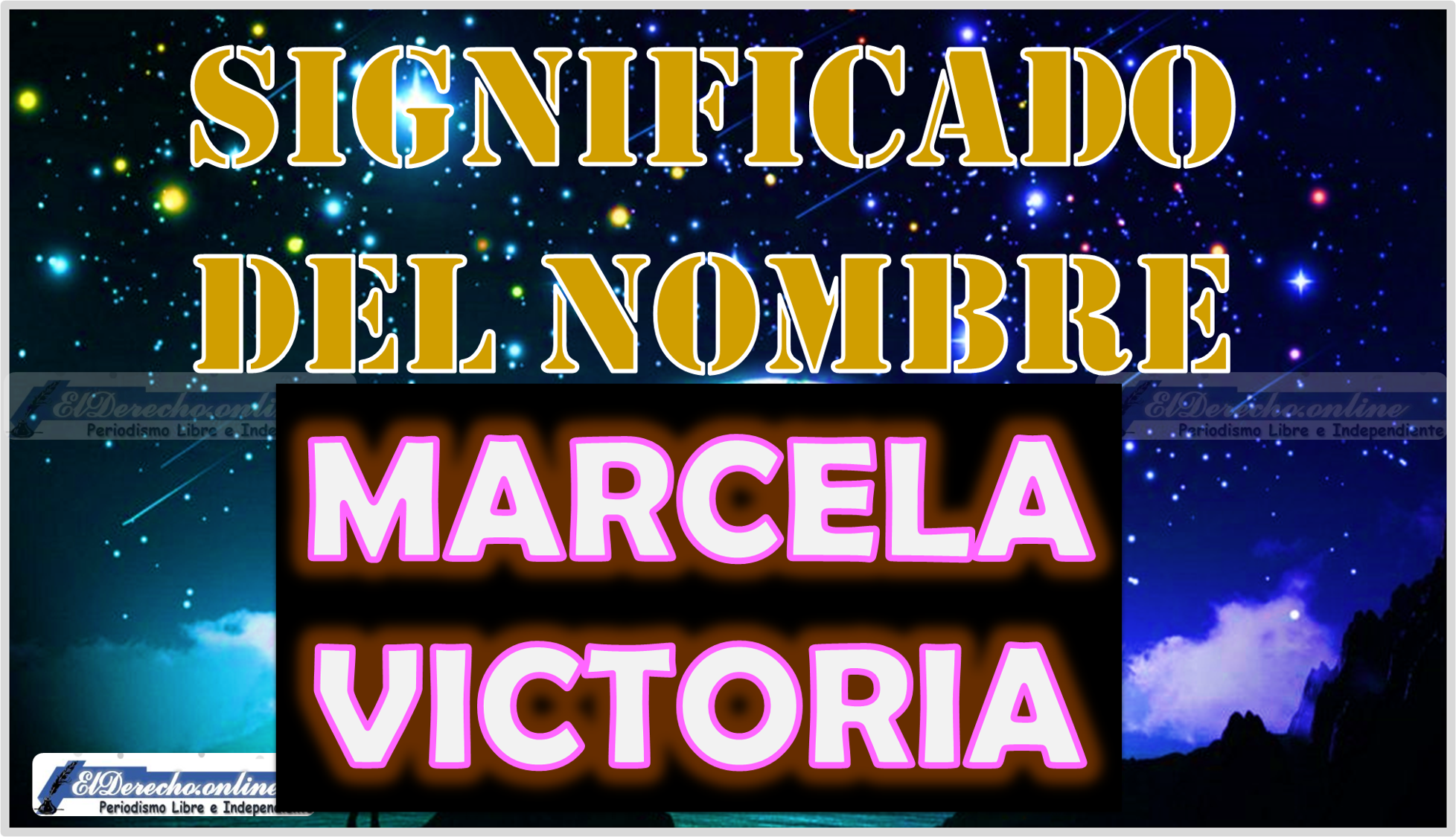 Significado del nombre Marcela Victoria, su origen y más
