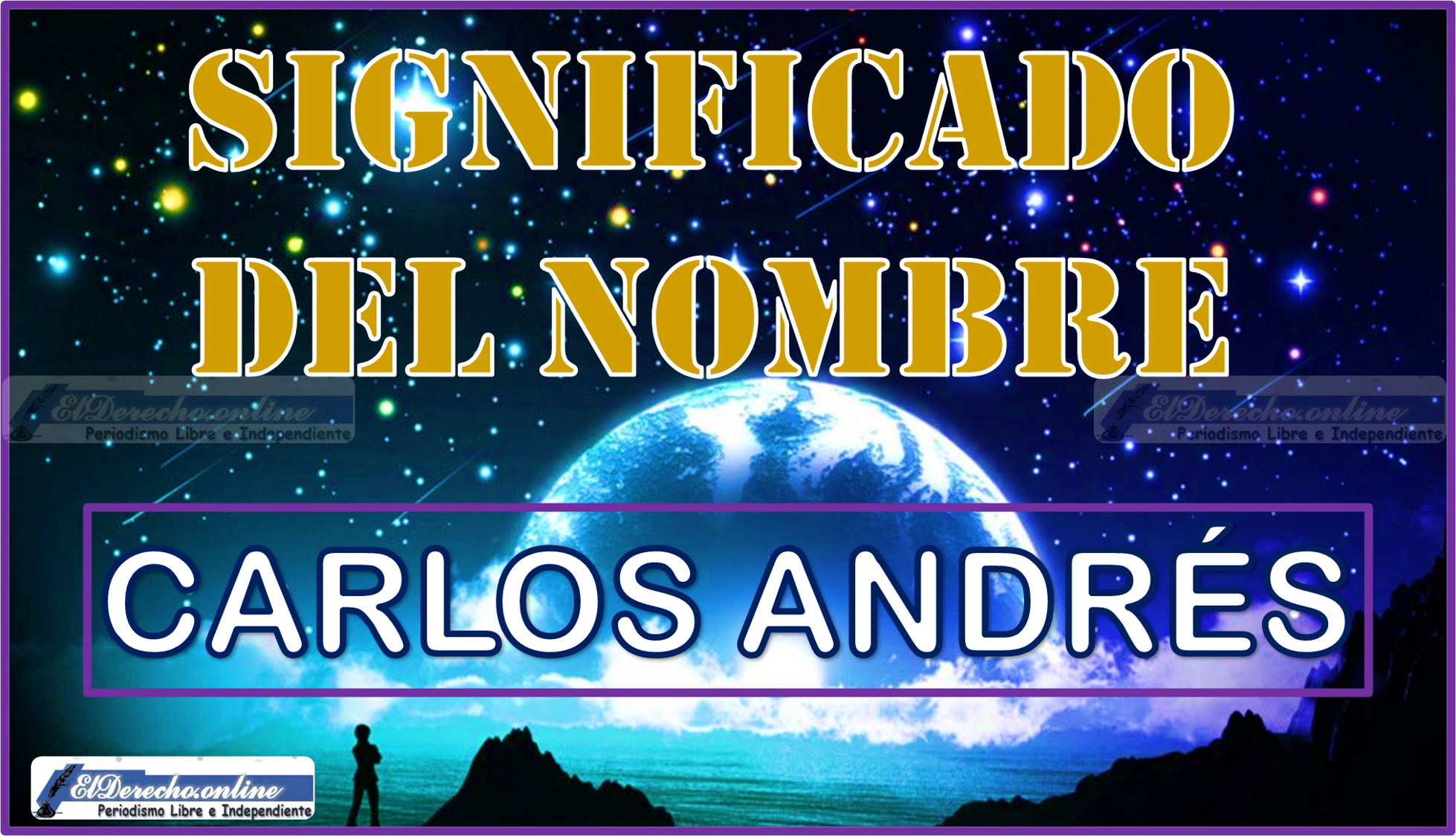 Significado del nombre Carlos Andrés, su origen y más