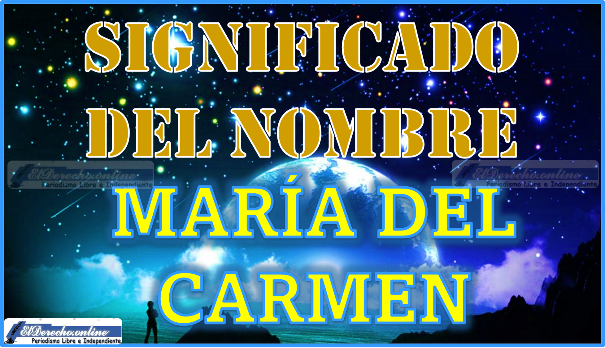 Significado del nombre María del Carmen, su origen y más