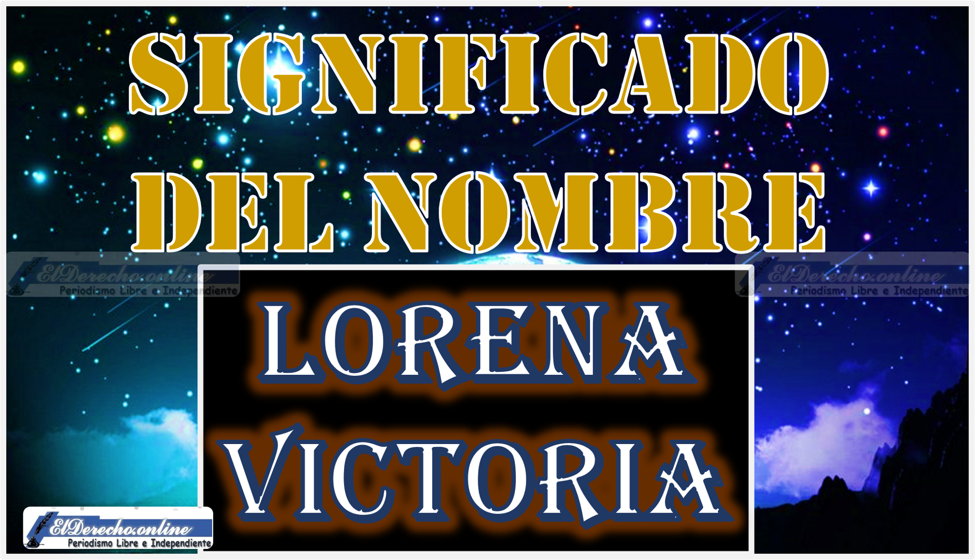 Significado del nombre Lorena Victoria, su origen y más