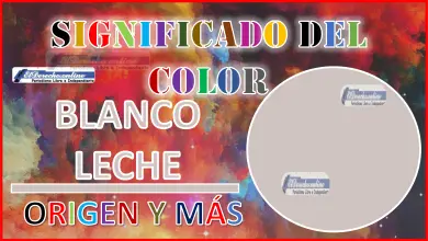 El color Blanco Leche, significado, origen y más