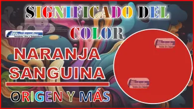 El color Naranja Sanguina, significado, origen y más