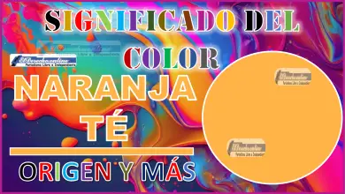 El color Naranja Té, significado, origen y más