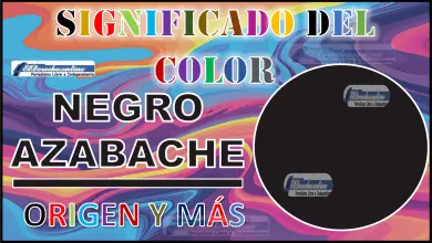 El color Negro azabache, significado, origen y más