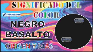 El color Negro basalto, significado, origen y más