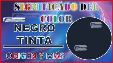 El color negro tinta, significado, origen y más