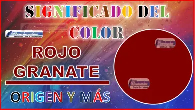 El color Rojo granate, significado, origen y más