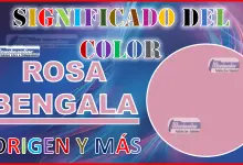 El color Rosa bengala, significado, origen y más