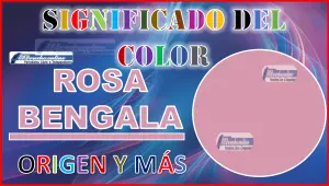 El color Rosa bengala, significado, origen y más