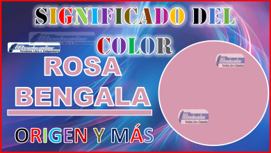 El color Rosa bengala, significado, origen y más