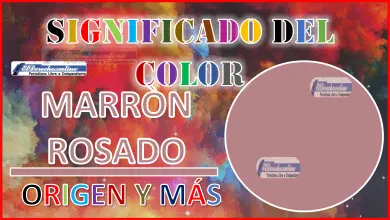 El color Marrón Rosado, significado, origen y más