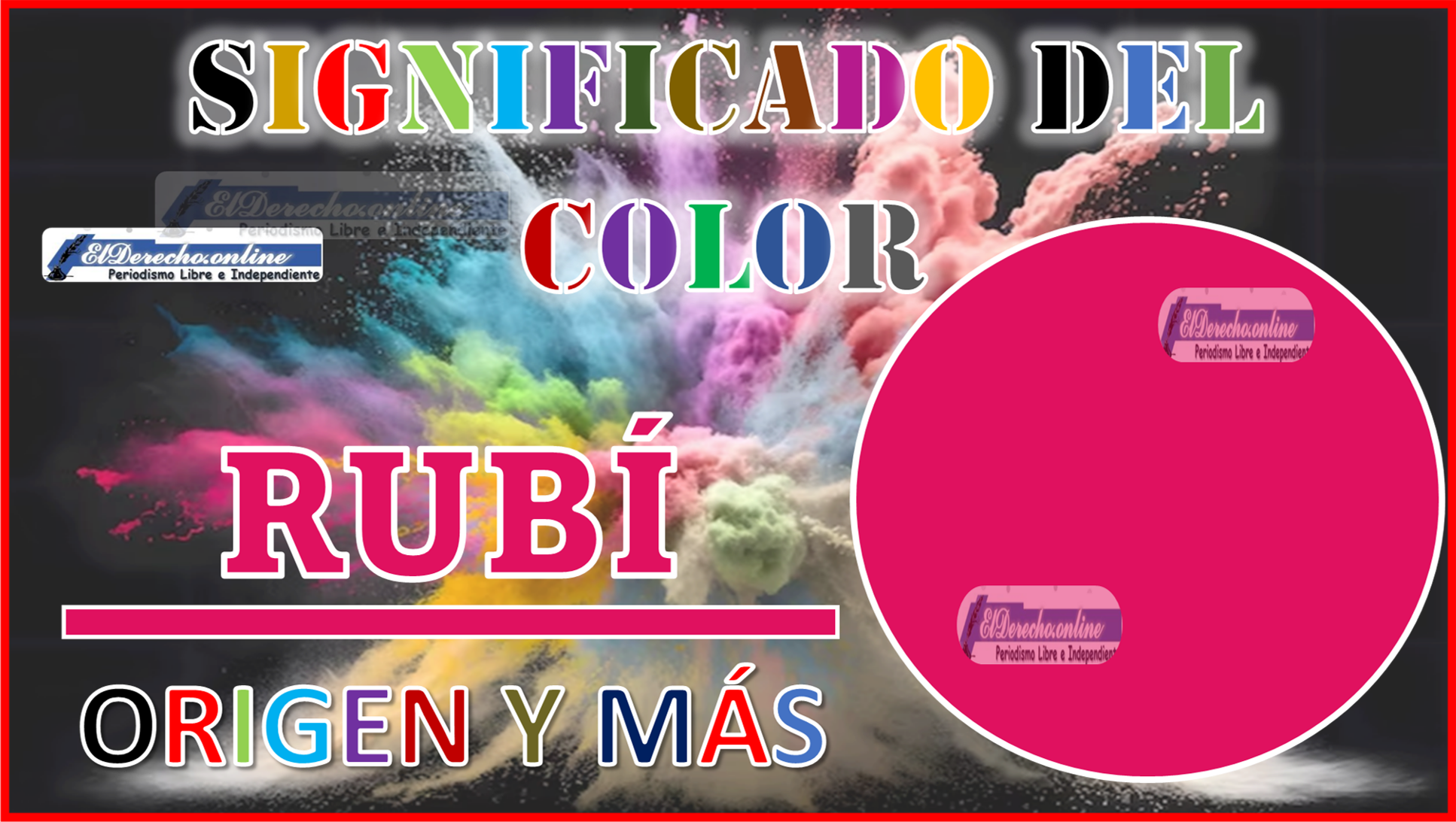 El color Rubí, significado, origen y más