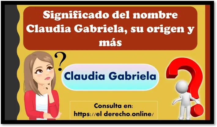 vSignificado del nombre Claudia Gabriela, su origen y más