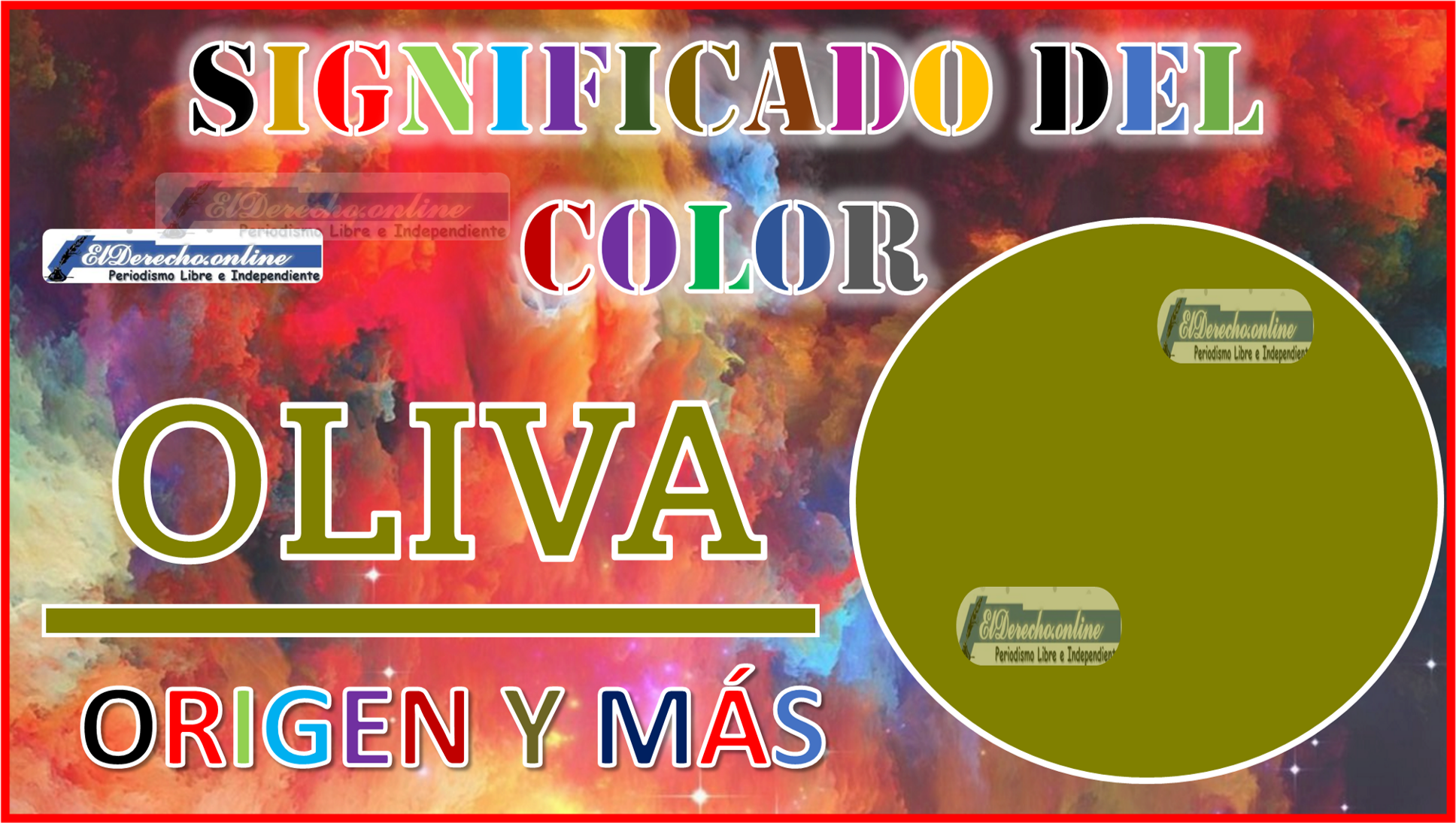 El color Oliva, significado, origen y más