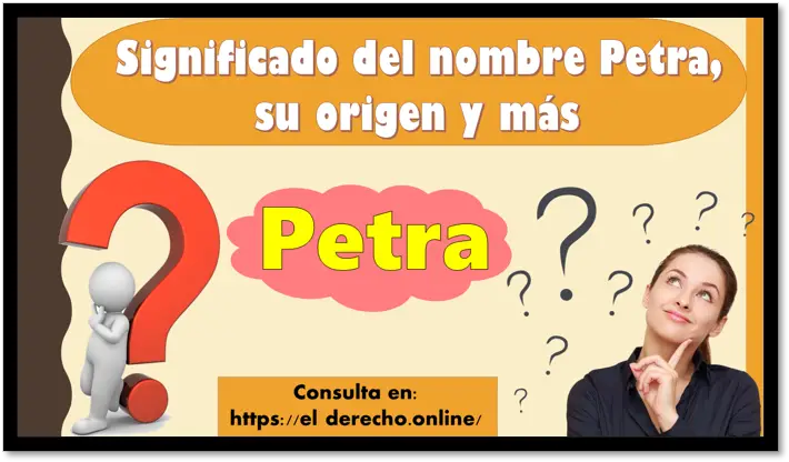 Significado del nombre Petra, su origen y más