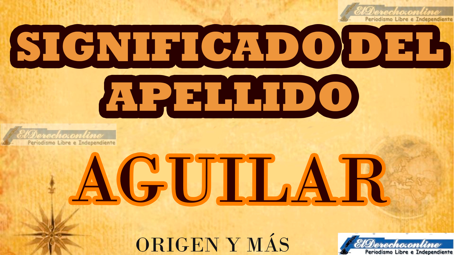 Significado del apellido Aguilar, Origen y más