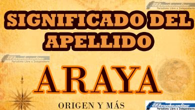 Significado del apellido Araya, Origen y más