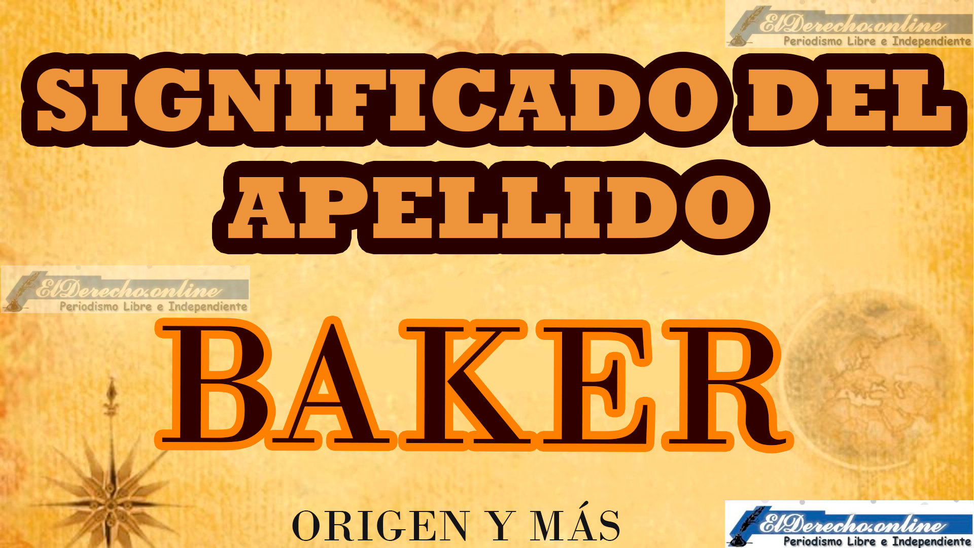 Significado del apellido Baker, Origen y más