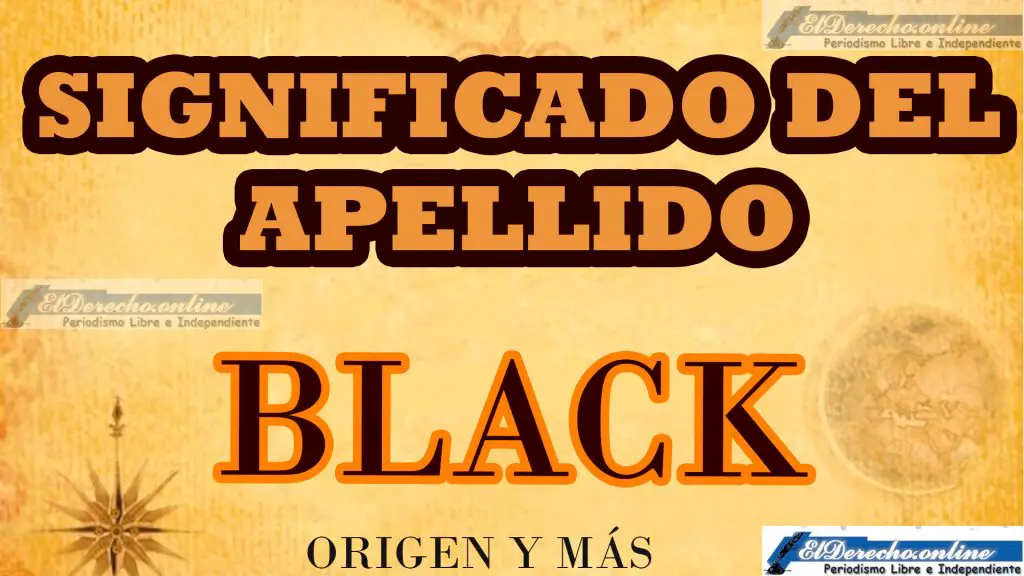 Significado del apellido Black, Origen y más