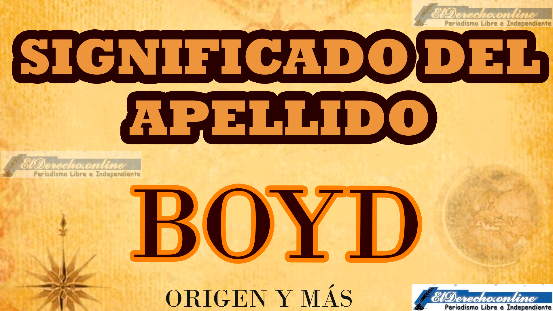 Significado del apellido Boyd, Origen y más