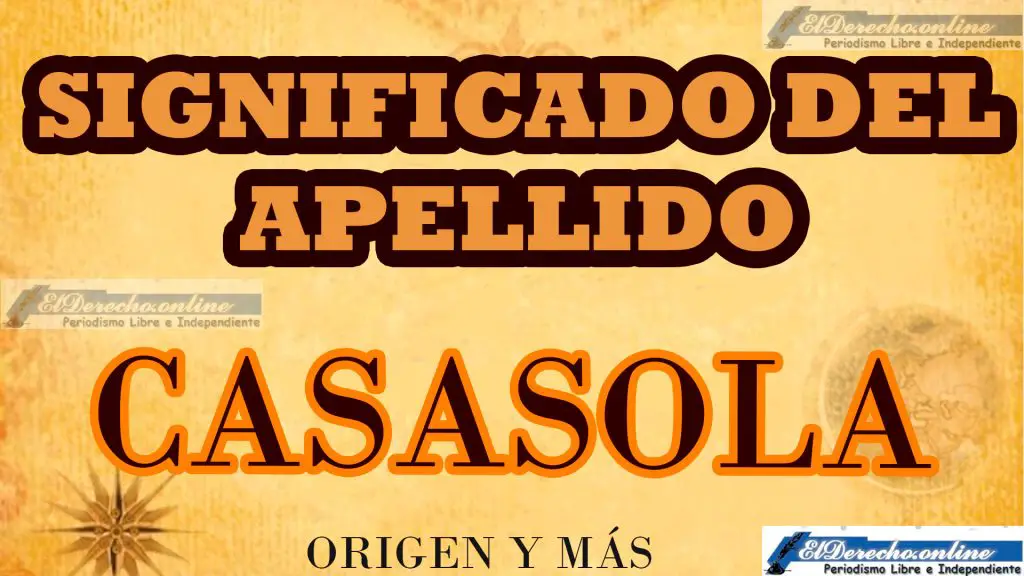 Significado del apellido Casasola, Origen y más