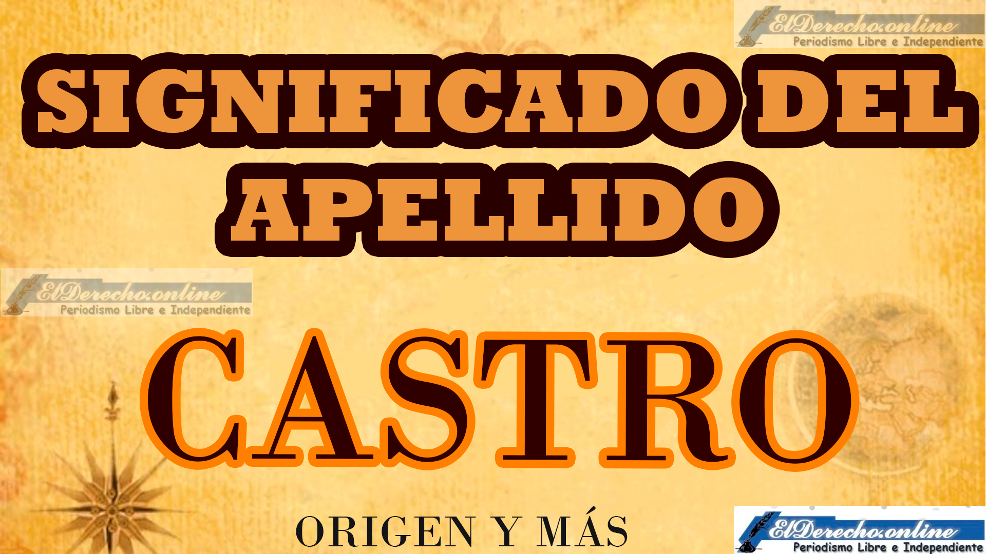 Significado del apellido Castro, Origen y más