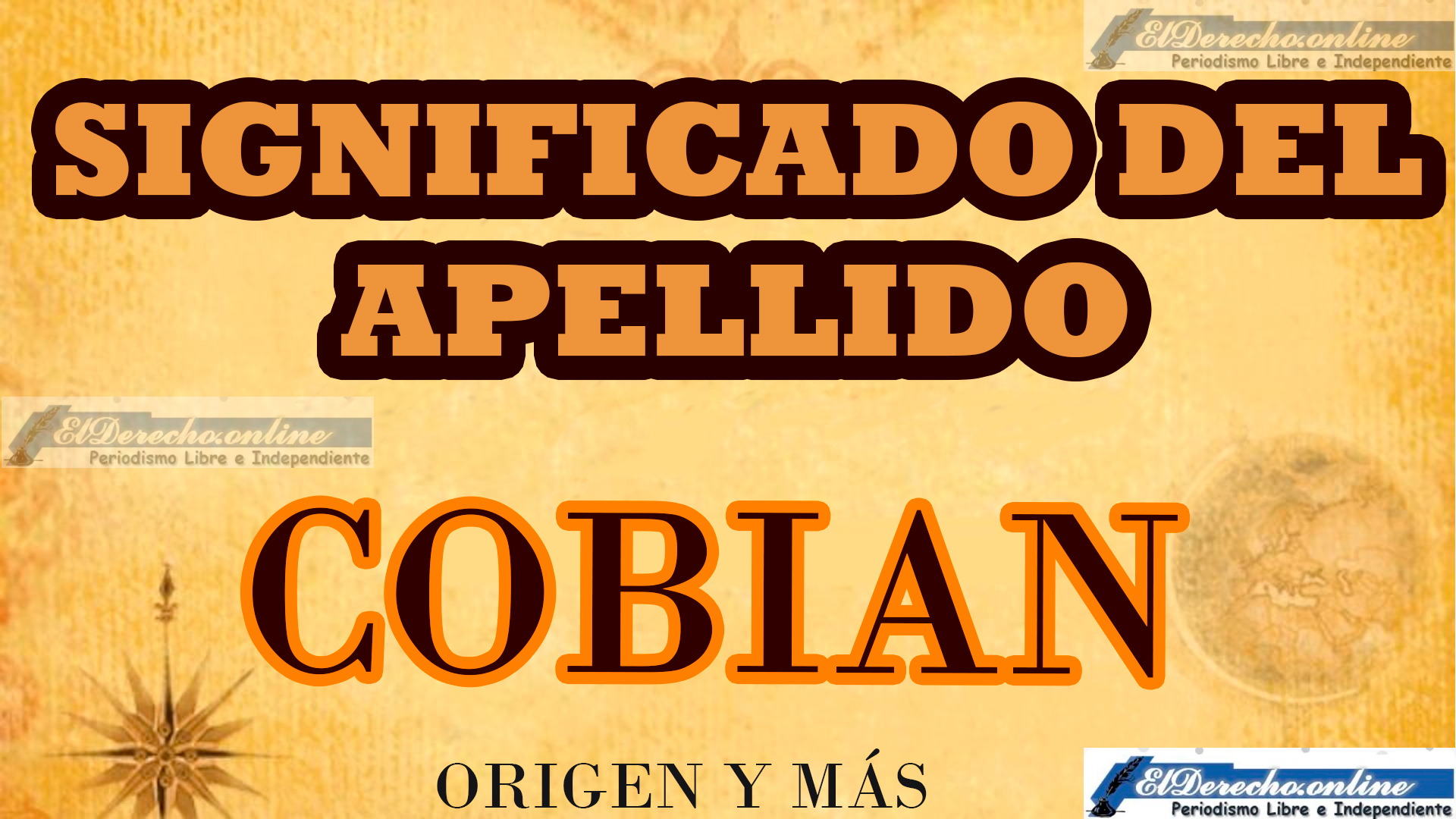 Significado del apellido Cobian, Origen y más
