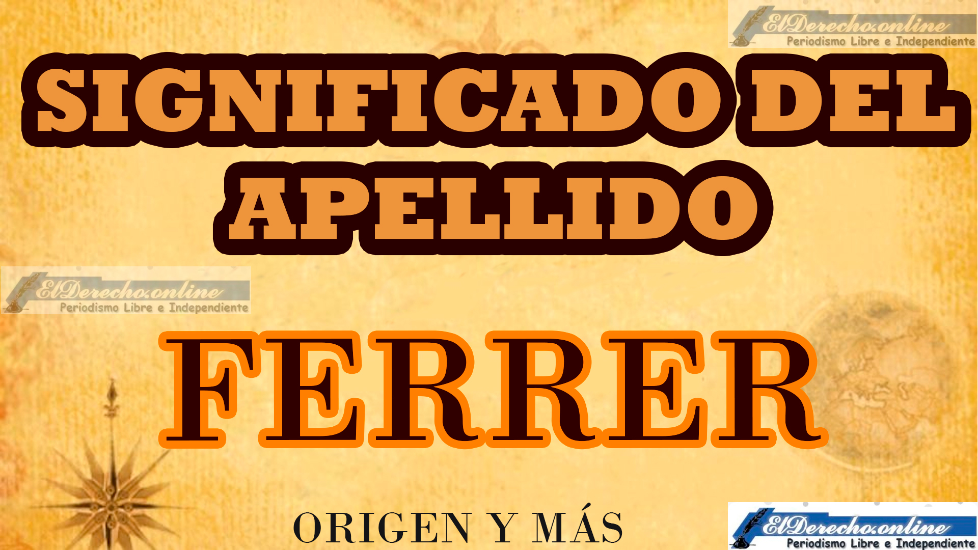 Significado del apellido Ferrer, Origen y más