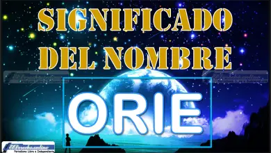 Significado del nombre Orie, su origen y más