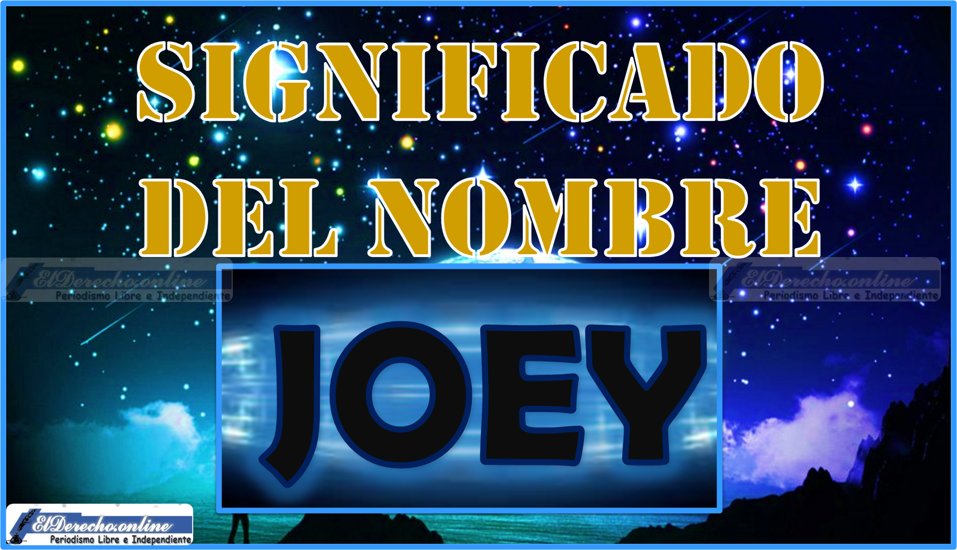 Significado del nombre Joey, su origen y más