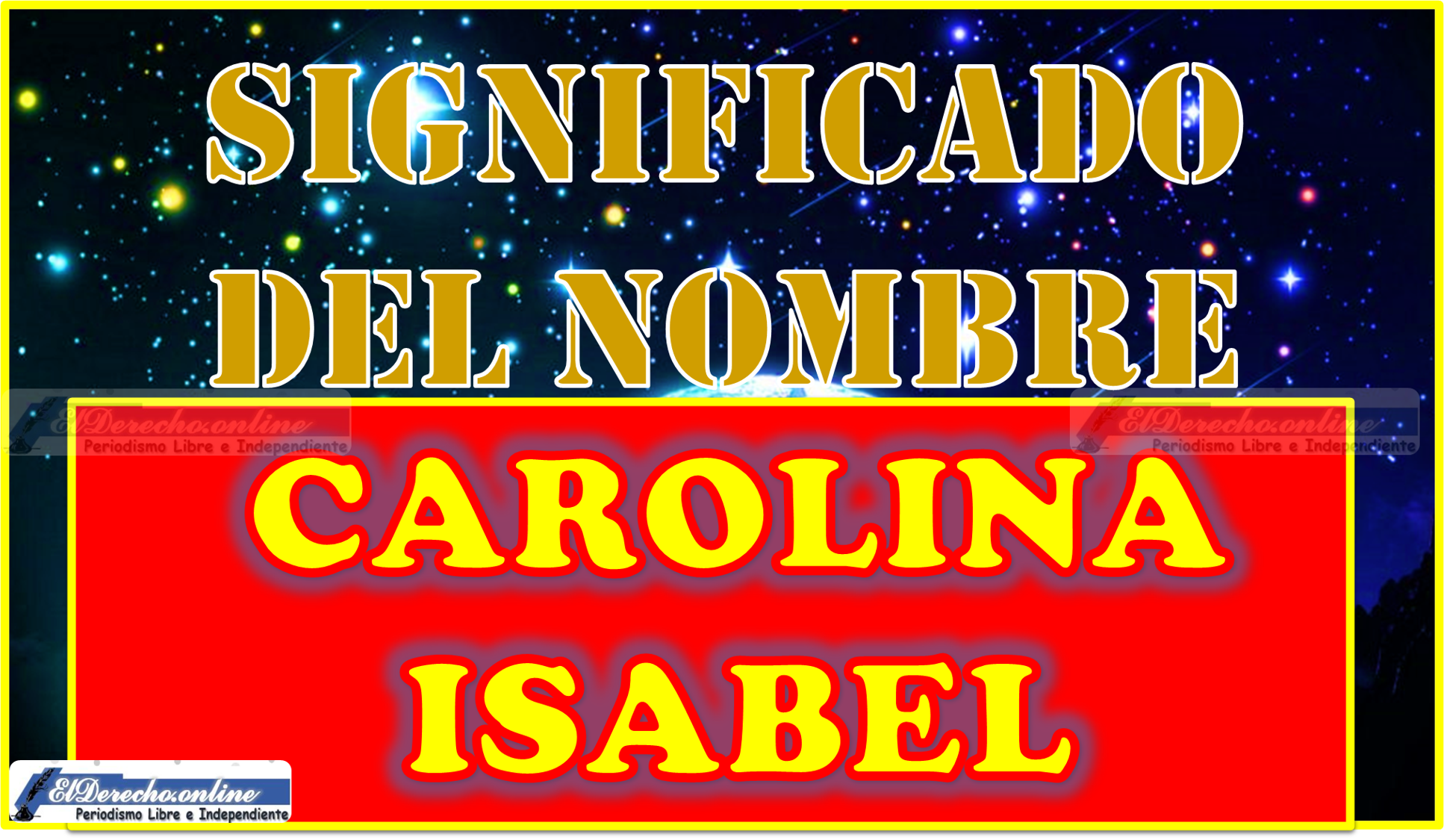 Significado del nombre Carolina Isabel, su origen y más