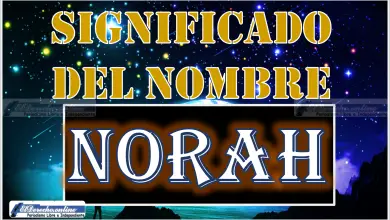 Significado del nombre Norah, su origen y más