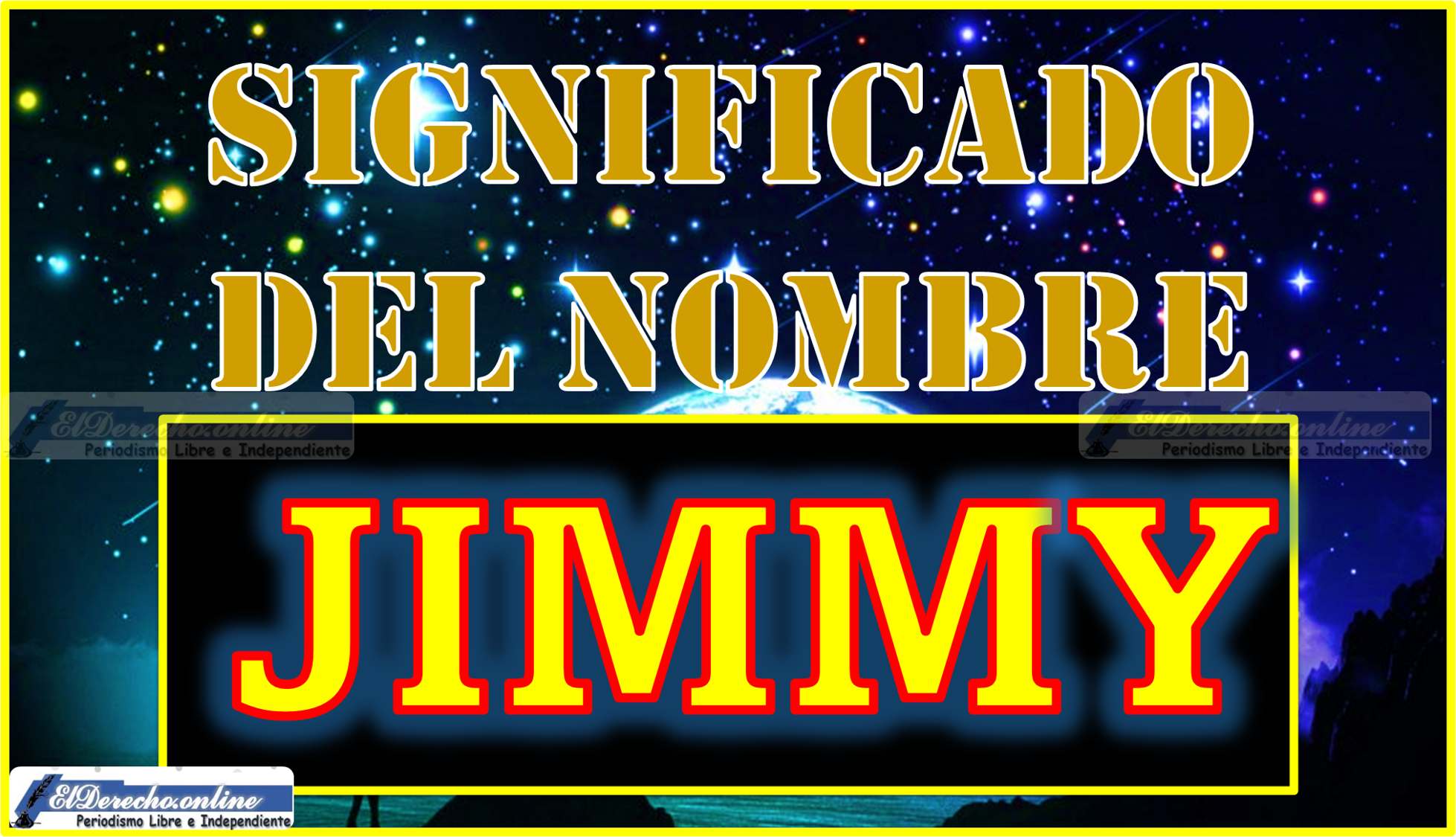 Significado del nombre Jimmy, su origen y más