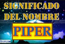 Significado del nombre Piper, su origen y más