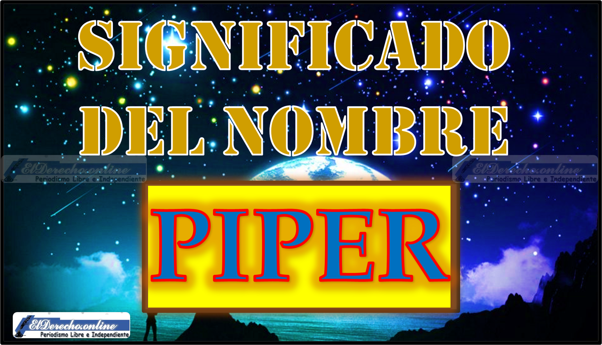 Significado del nombre Piper, su origen y más