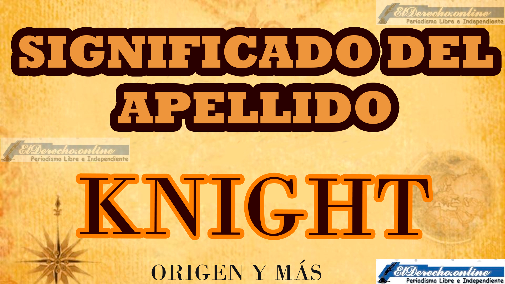 Significado del apellido Knight, Origen y más