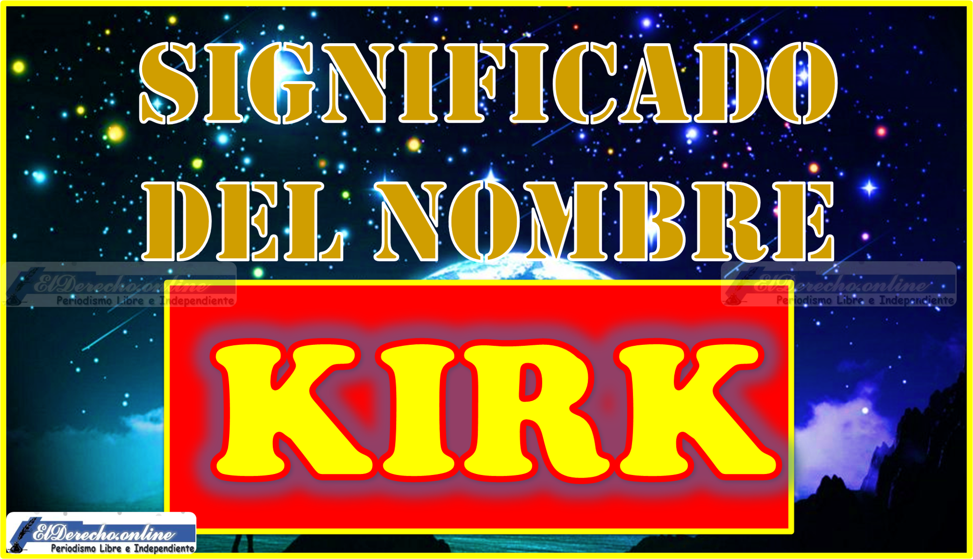 Significado del nombre Kirk, su origen y más